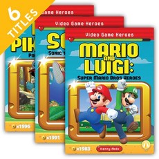 Video Game Heroes (Set) Library Binding, Abdo Zoom, 英文, 圖書館裝訂