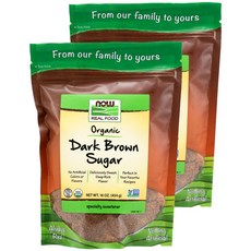 now REAL FOOD 紅糖粉, 2個, 454克