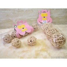 【胖胖糖】木天蓼藤球-蟲癭果 木天蓼 潔牙 貓藤球 逗貓 貓玩具 竹籐 鈴鐺 貓抓球 發聲玩具 寵物玩具 寵物用品 籐球, 詳見包裝, 詳見包裝, 小貓藤球(1顆)