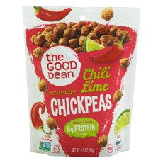 THE GOOD BEAN 脆鷹嘴豆 檸檬辣椒口味, 70克, 1個