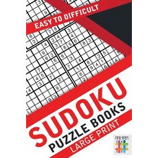 Sudoku Puzzle Books Large Print - Easy to Difficult 平裝版, Senor Sudoku, 英文
