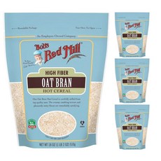 Bob's Red Mill 高纖維燕麥片, 4包, 510g