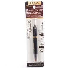 L'OREAL PARIS 巴黎萊雅 Brow Stylist Kabuki Blender 1.5g, 1個, 黑暗 黑髮