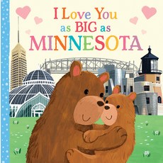 (英文圖書) I Love You as Big as Minnesota Board Books, Hometown World, 英文, 硬頁書