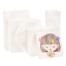 水彩紙卡片 空白卡片 加厚300g水彩紙 繪畫紙 美術紙 書法 圖畫紙 書籤卡 畫卡 明信片, 長形款（25張入）