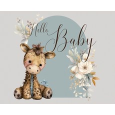 (英文圖書) Landscape Baby Shower Guest Book 精裝版, Lulu and Bell, 英文