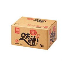 十全 粗味噌 即食湯包 三份入 日式風味 方便速食, 3kg, 1個