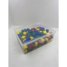 愛玩耍玩具屋 USL遊思樂 大串珠(160pcs) 操作盒 - 兒童益智玩具，培養手眼協調與顏色認知, 詳見包裝