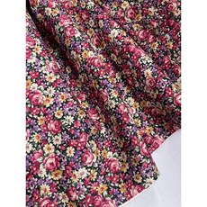 上巧手創 數位印刷絲光小花棉布 幅寬150公分 手作拼布服裝材料, 詳見包裝, 詳見包裝