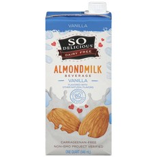 SO DELICIOUS 素食杏仁奶 香草風味, 1個, 946ml