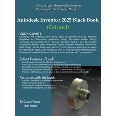 (英文圖書) Autodesk Inventor 2025 Black Book 精裝版, Cadcamcae Works, 英文
