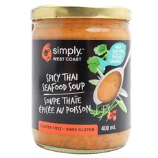 simply 即食香辣泰式風味海鮮湯, 1罐, 400ml