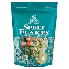 EDEN Spelled Flakes 全穀物, 1個, 454克