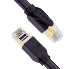 MAGIC CAT8 40G 網路線 雙重屏蔽 折不斷水晶頭 純銅 RJ45鍍金接頭, 霧黑, 1個, 20m