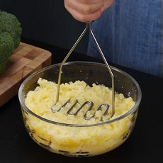 【班恩】不鏽鋼波浪搗泥器 - 快速製作馬鈴薯泥、寶寶副食品的廚房好幫手, 1個