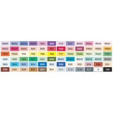 日本Copic VARIOUS INK 新款麥克筆補充墨水72色套組-72A色系/台灣限定版72色系(含壓克力盒), 三代72A色系, 1個, 72色