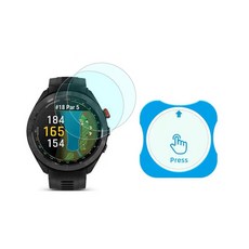 Garmin Approach S70 42mm 47mm 適用 自動定位9H鋼化膜 手錶保護貼 抗刮 防指紋, 1個