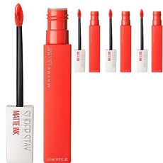 MAYBELLINE 媚比琳 超持久霧感液態唇膏, 025 Heroine, 5ml, 4支