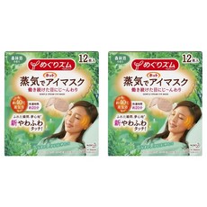 Kao 花王 新柔舒蒸氣眼罩 森林浴香, 24個, 1入