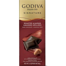GODIVA 招牌香烤杏仁黑巧克力, 1個, 90g