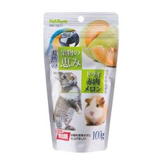 PetBest 鼠兔果乾零嘴 津輕完熟蜜瓜丁 PM-S877 天然無添加 寵物點心, 100g, 1個