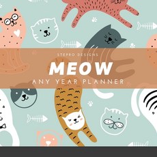 Meow Any Year Planner 平裝版, Lulu.com, 英文