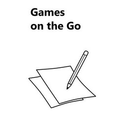 (英文圖書)Games on the Go: Puzzle Book with Pencil and paper games to keep everybody happy... 平裝版, Independently Published, 英文