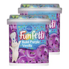 Pillsbury Funfetti Galaxy Space Blue香草風味糖霜, 442g, 2罐