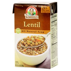 DR.McDOUGALL'S RIGHT FOODS 即食料理 小扁豆湯, 1盒, 518g