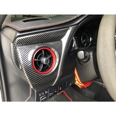 Altis 11/11.5代 碳纖維出風口飾板 紅色環內裝改裝件, 詳見包裝, 1個