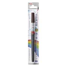 Pentel 飛龍文具 XGFL彩色毛筆, 1個, 棕褐色