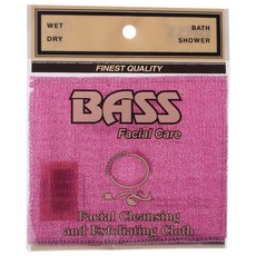 BASS BRUSHES 臉部護理潔顏去角質布 FC1, 1個, 隨機出貨