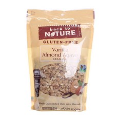 back to NATURE 無麩質格蘭諾拉麥片香草杏仁龍舌蘭全穀物蛋白, 1個, 311克