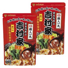mizkan 味滋康 吉村家橫濱豚骨醬油鍋物湯底, 2個, 750ml