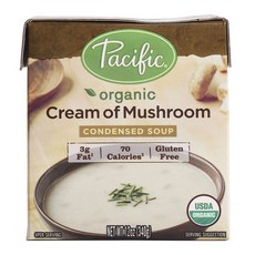 Pacific 無麩質濃縮奶油蘑菇湯調理包, 1瓶, 340g