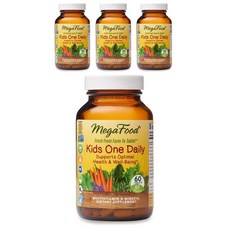 Mega Food 孩童綜合維他命礦物質補充錠, 60顆, 4罐