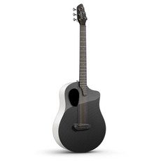 Donner Rising G Pro 黑/白/藍 38吋 碳纖維 旅行 吉他 公司貨, 白色