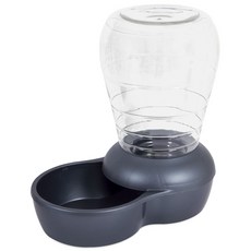 Petmate 寵物半自動飲水器 3.8L, 1個, 黑色+透明
