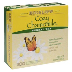 Bigelow Cozy 洋甘菊花草茶 100入, 103g