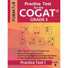 (英文圖書) Practice Test for the Cogat Grade 3 Level 9 Form 7 and 8: Practice Test 1: 3rd... 平裝版, Origins Publications, 英文