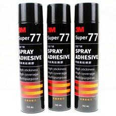 3M噴膠 思高牌 77特級萬能噴膠 (黑罐)745ml - 明祥, 1個
