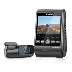 VIOFO A229 Plus 2CH 雙鏡頭行車記錄器 (2K/STARVIS 2/GPS), 前置鏡頭, 後置鏡頭, Type-C數據線, 車用充電, 512MB