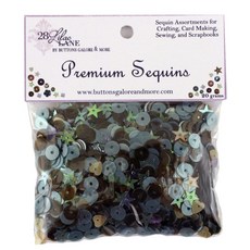 BuTTons GALORE&More 混合亮片裝飾品 20g, 1個, 感恩的