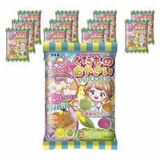 蔬果軟糖 綜合水果口味, 12個, 造型模具+軟糖