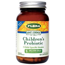 Flora Udos' Choice孩童益生菌膠囊, 1組, 60顆