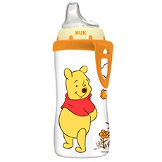 NUK 迪士尼小熊維尼孩童活動防漏水杯 300ml, 1個, 混色