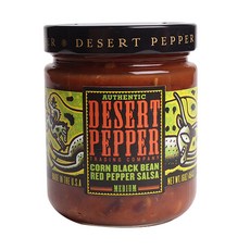 DESERT PEPPER 黑豆紅辣椒玉米莎莎醬, 1個, 454克