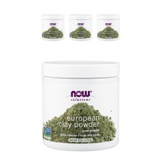 NOW Foods 歐洲蒙脫石粉面膜, 4個, 170克