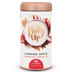Pinky up 瓶裝FLOWERING綠茶 蘋果糖風味, 1個, 71克