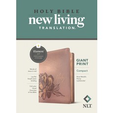 (英文圖書) NLT Compact Giant Print Bible Filament Enabled Edition (Red Letter Leatherlike Rose Metall... Imitation Leather, Tyndale House Publishers, 英文, 仿皮